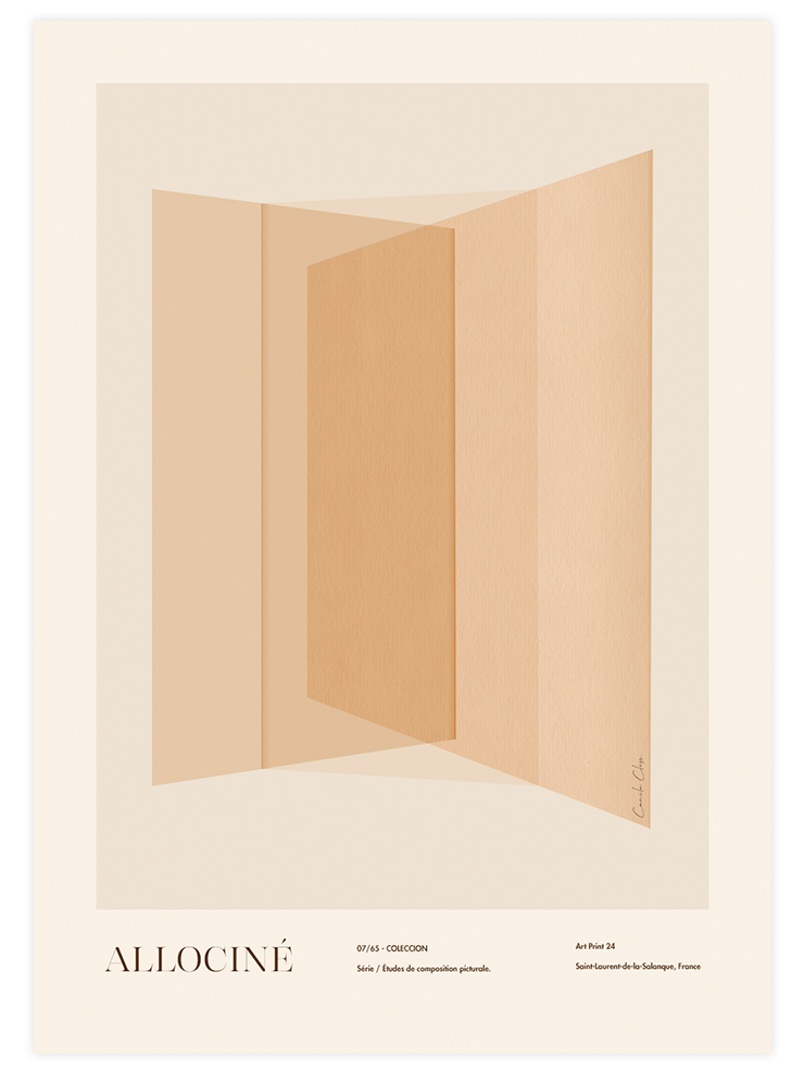 Allociné - Art Print Sanatsal Poster