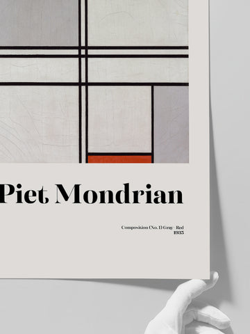 Mondrian Composition No.1 - Art Print