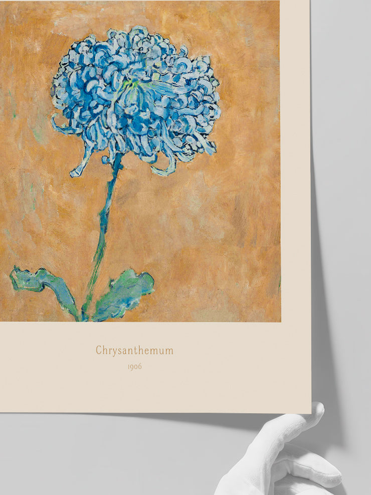Piet Mondrian Chrysanthemum - Art Print  Poster