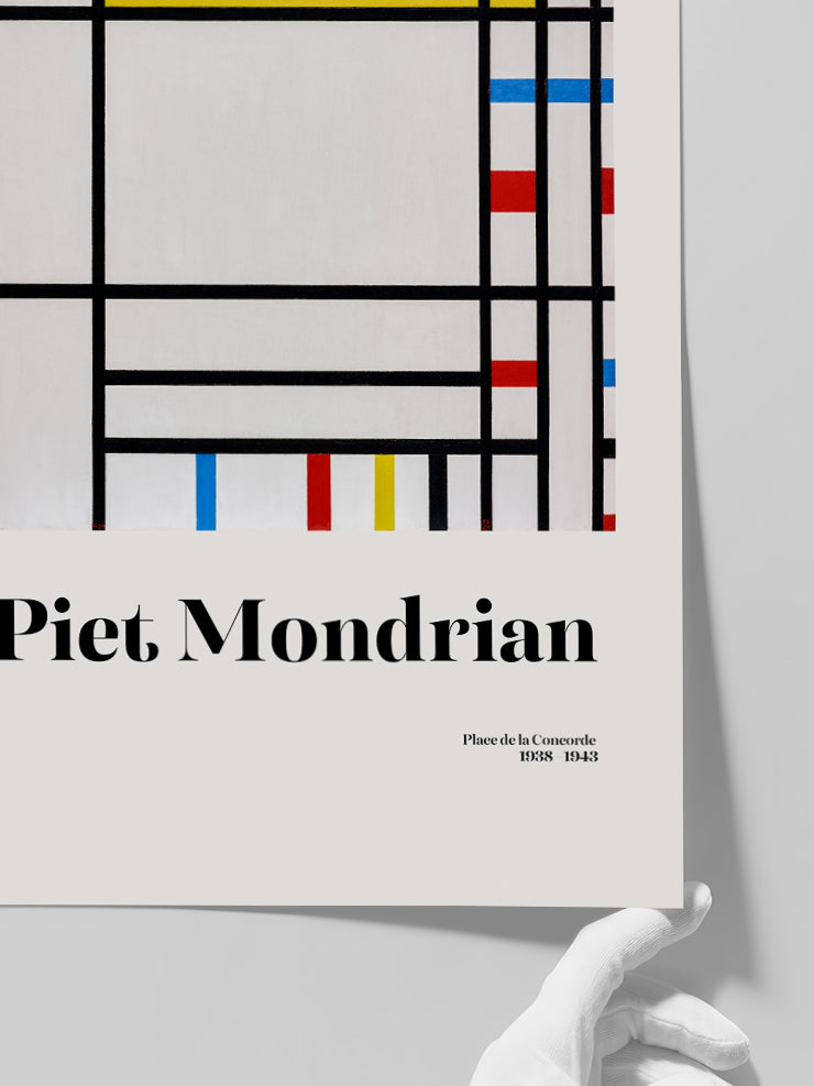 Mondrian Place De La Concorde - Art Print  Poster