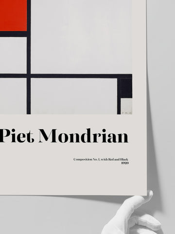 Mondrian Composition No.1 - Art Print