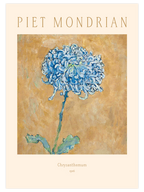 Piet Mondrian Chrysanthemum - Poster Seti Duo
