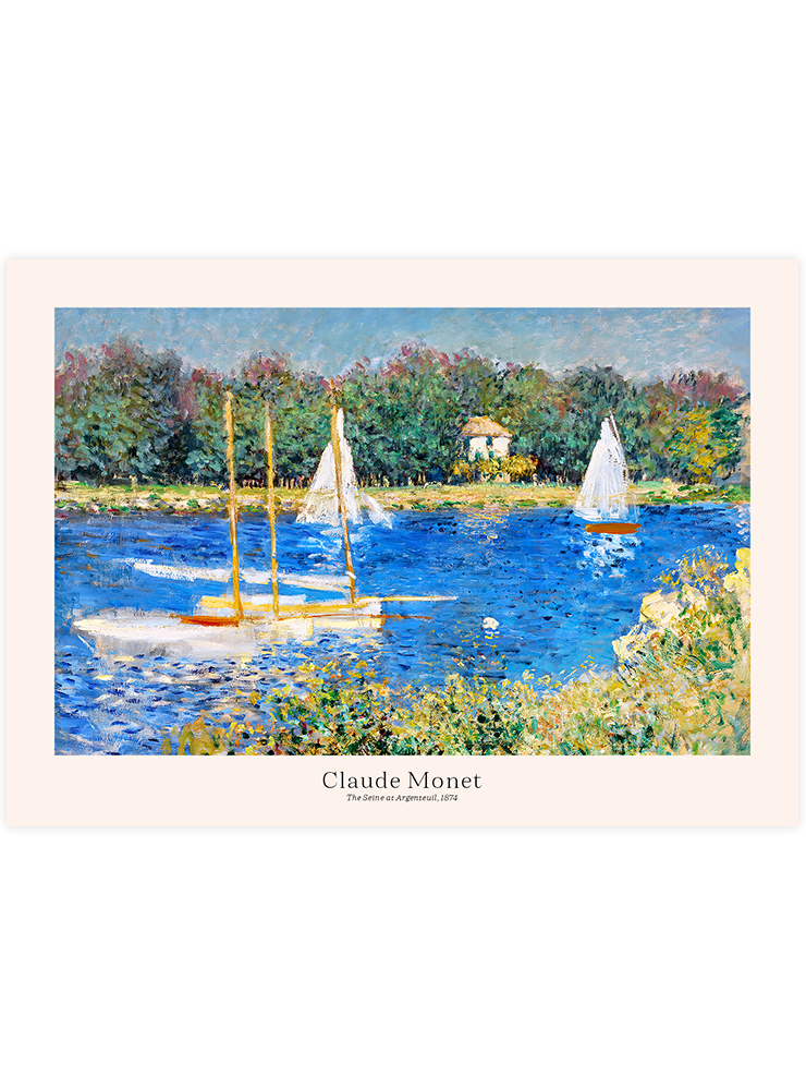 Monet Argenteuil’de Sen Nehri - Art Print Ürün ana görseli