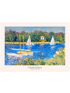 Monet Argenteuil’de Sen Nehri - Art Print