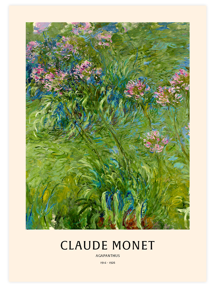 Monet Aşk Çiçekleri - Art Print