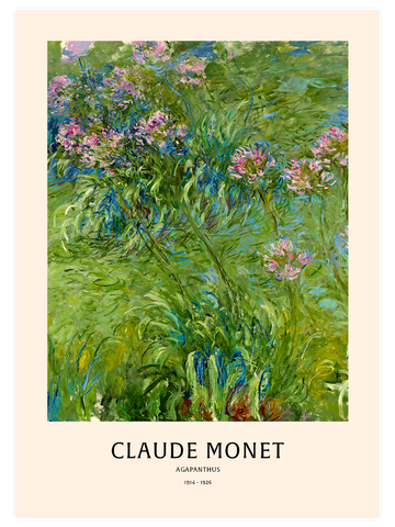 Monet Aşk Çiçekleri - Art Print