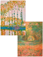 Monet Autumn - Poster Seti Duo