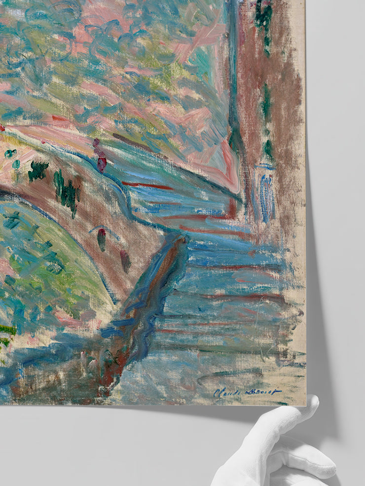 Monet Bridge at Dolceacqua - Art Print  Poster