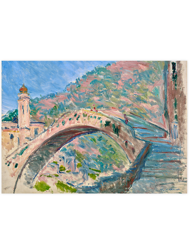 Monet Bridge at Dolceacqua - Art Print