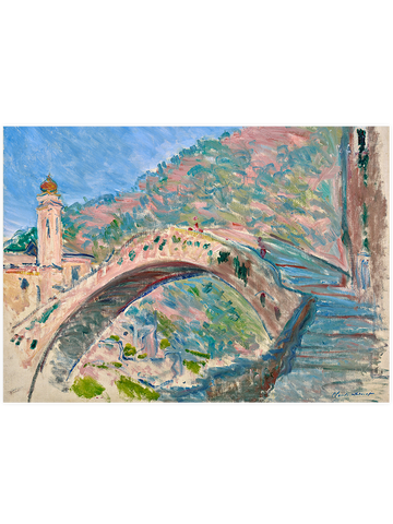 Monet Bridge at Dolceacqua - Art Print