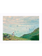 Monet Cliffs at Pourville - Art Print