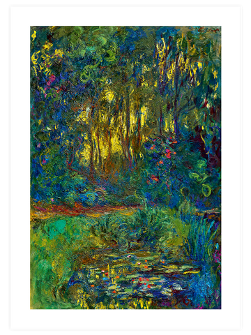 Monet Corner of the Basin of the Nymphéas - Art Print