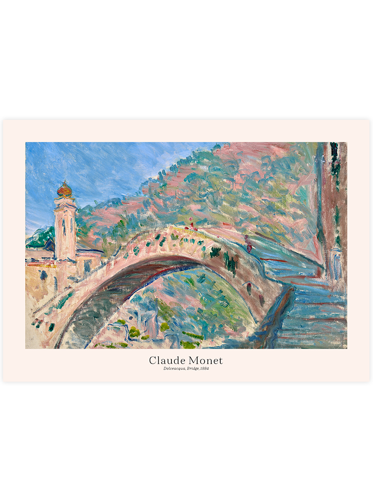 Monet Dolceacqua, Köprü - Art Print