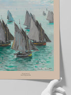 Monet Fishing Boats, Calm Weather - Art Print