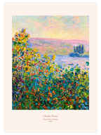 Monet Flower Beds - Poster Seti Duo