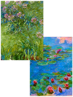Monet Flowers - Poster Seti Duo