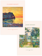 Monet Garden Gate - Poster Seti Duo