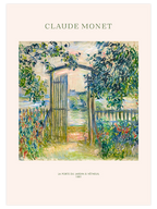 Monet Garden Gate - Poster Seti Duo