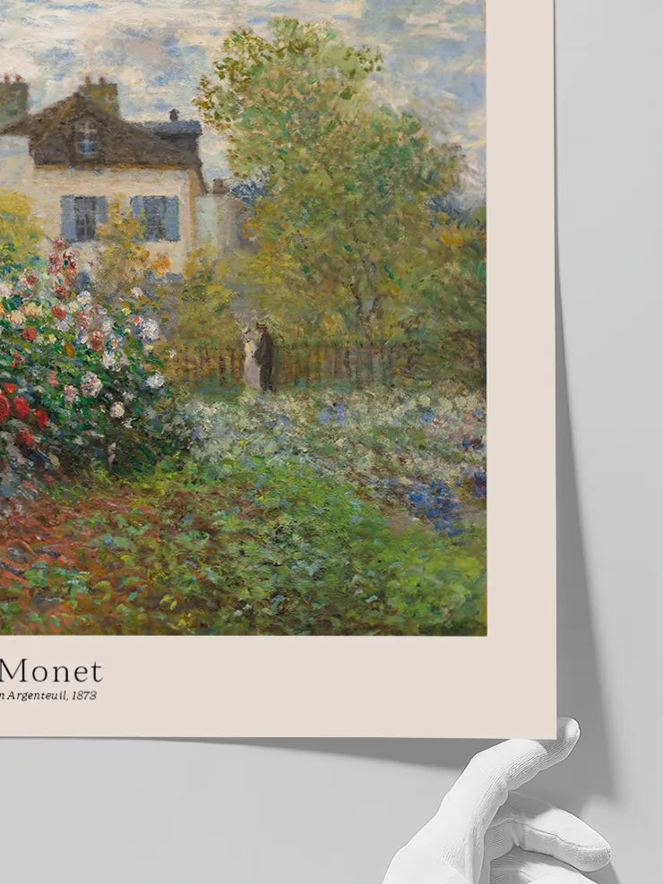 Monet’nin ışıklı Argenteuil bahçesi.