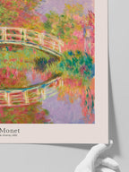 Monet Giverny’de Japon Yaya Köprüsü - Art Print