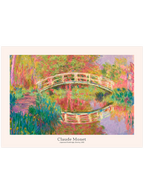 Monet Giverny’de Japon Yaya Köprüsü - Art Print