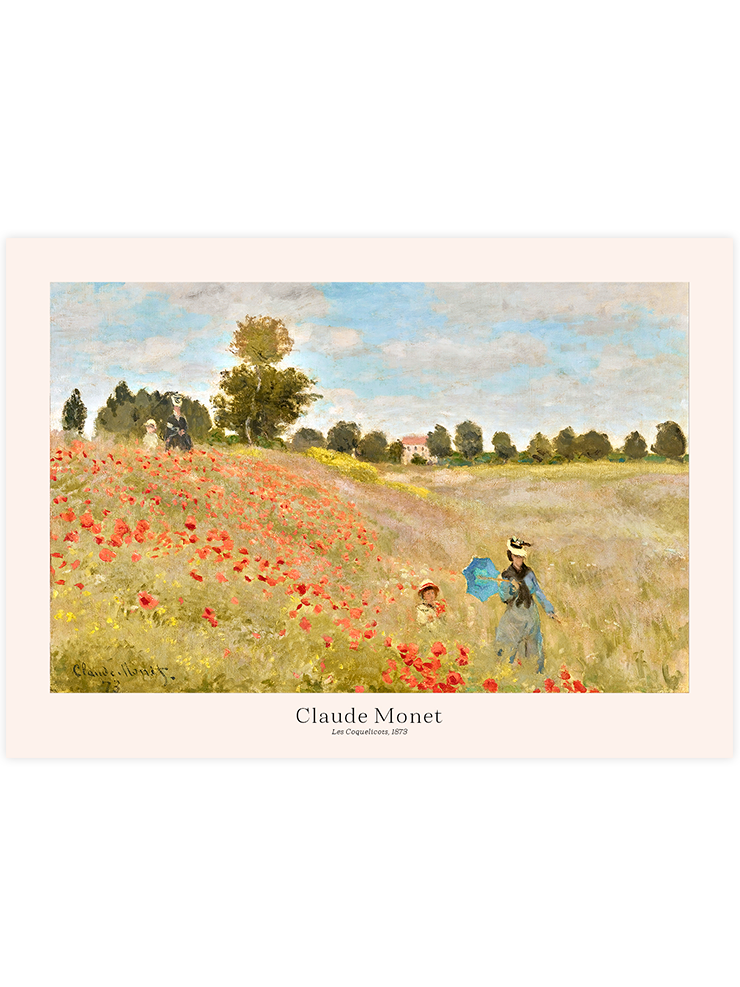 Monet Haşhaş Çiçekleri - Art Print Ürün ana görseli