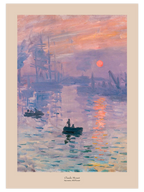 Monet İzlenim: Gün Doğumu - Art Print