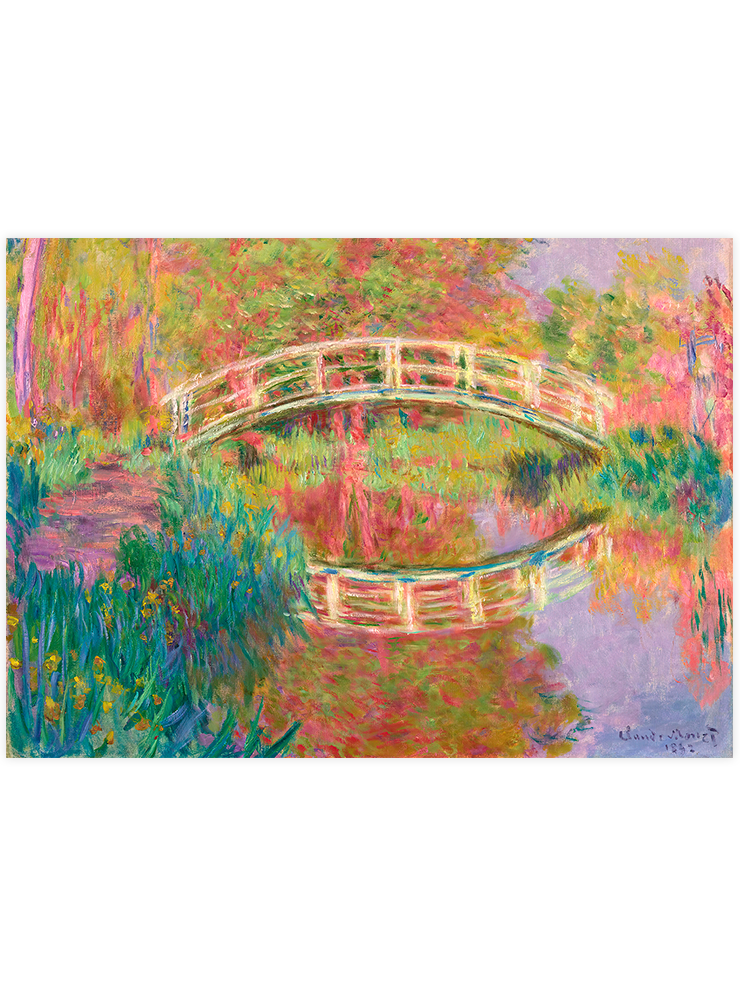 Monet Japanese Footbridge, Giverny - Art Print