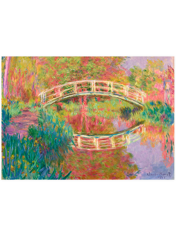 Monet Japanese Footbridge, Giverny - Art Print