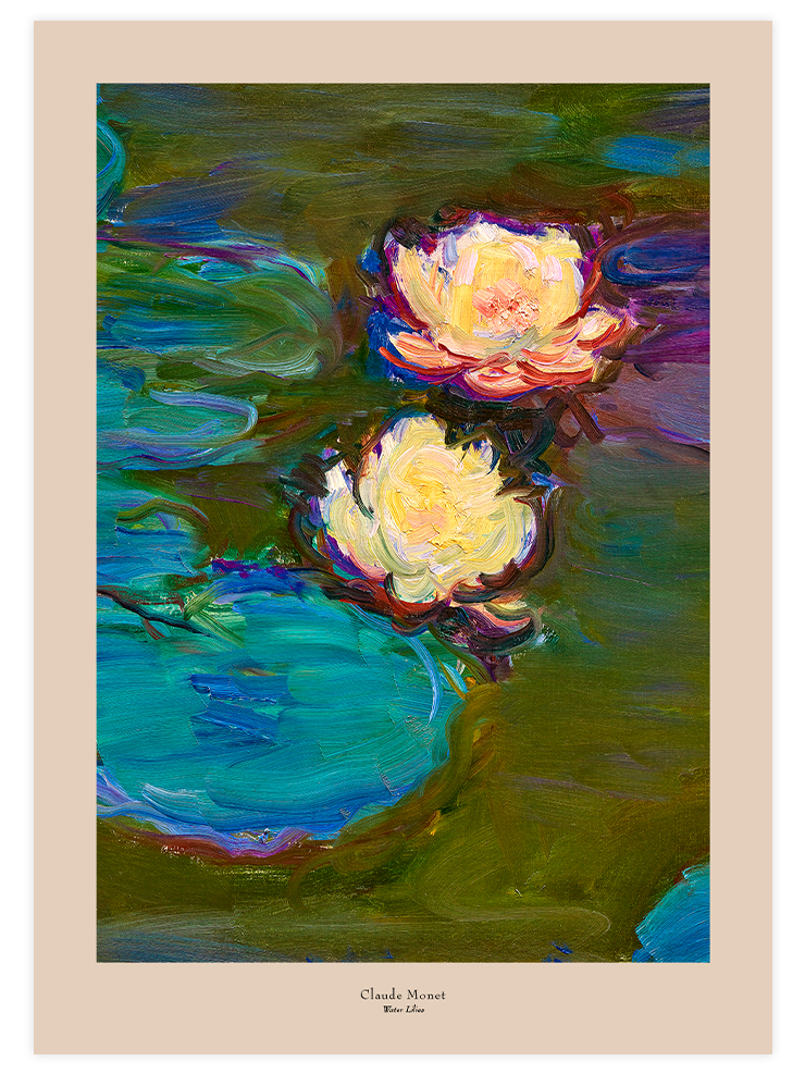 Monet Nilüferler - Art Print Ürün ana görseli