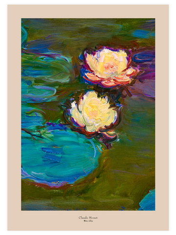 Monet Nilüferler - Art Print