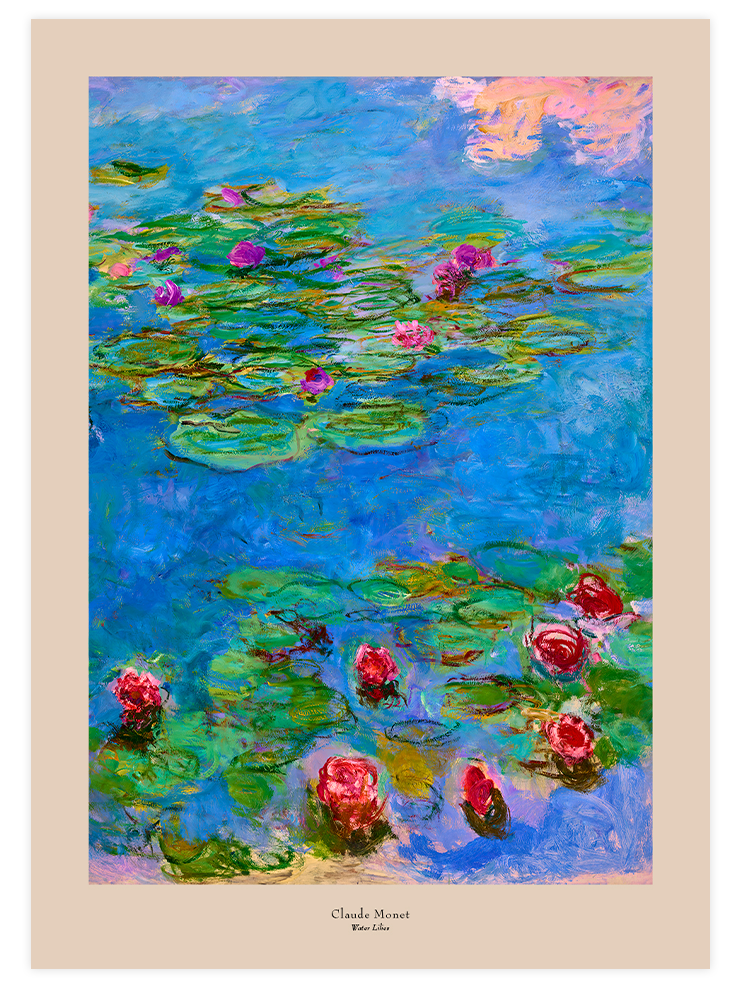 Monet Nilüferler - Art Print Ürün ana görseli