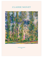 Monet Poplars at Giverny - Art Print
