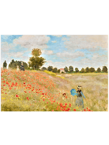 Monet Poppies - Art Print