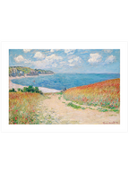 Monet Path in the Wheat Fields at Pourville - Art Print