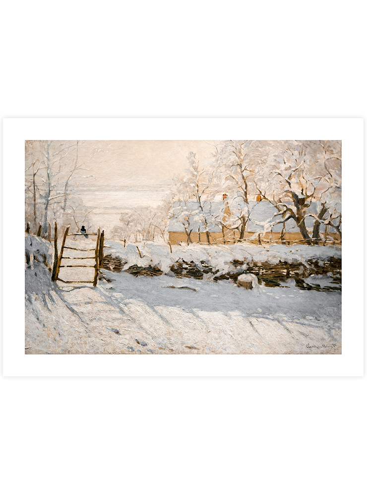Claude Monet The Magpie - Art Print