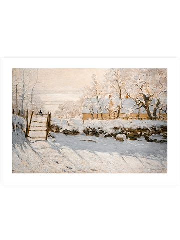 Claude Monet The Magpie - Art Print