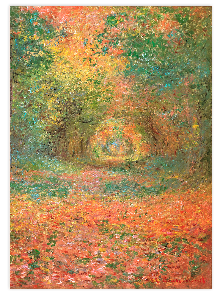 Claude Monet The Forest of Saint-Germain - Art Print Ürün ana görseli