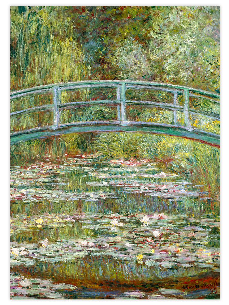 Claude Monet The Waterlily Pond - Art Print Ürün ana görseli