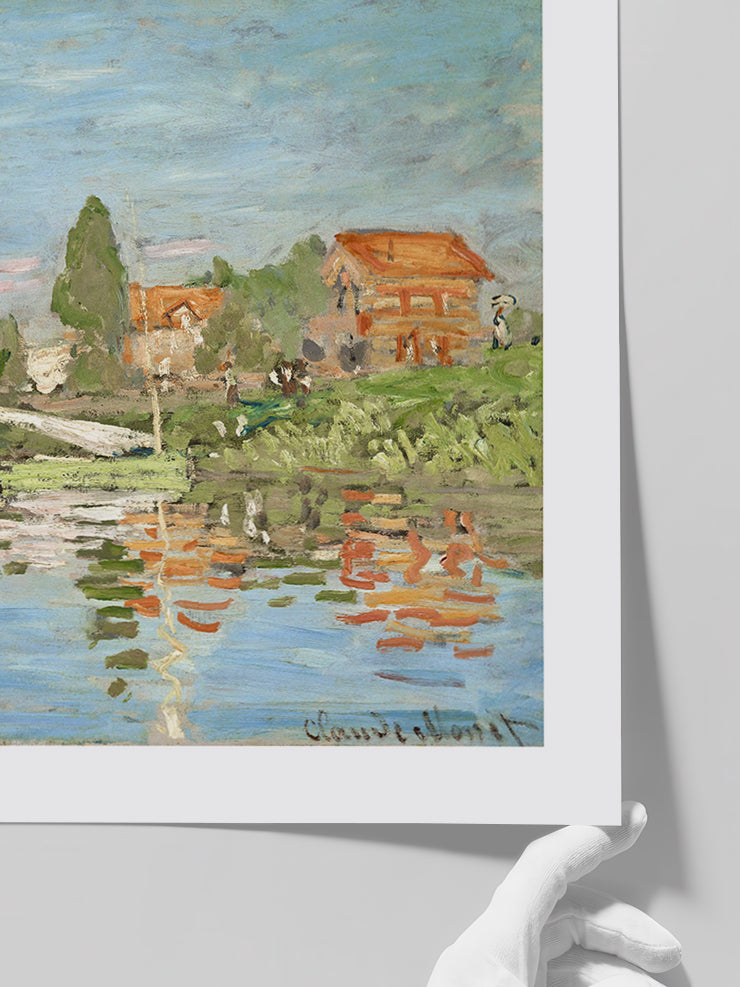 Monet Regatta at Argenteuil- Art Print