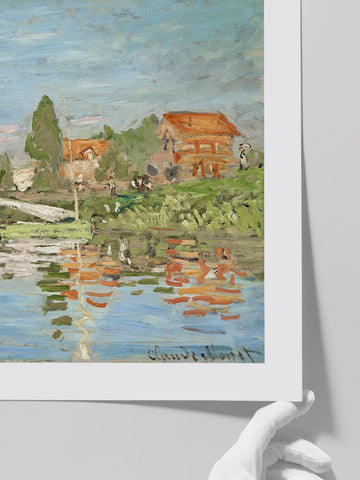 Monet Regatta at Argenteuil- Art Print