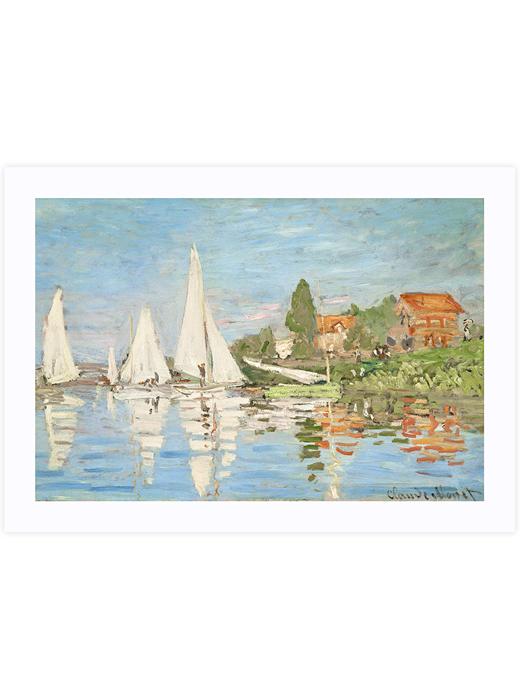 Monet Regatta at Argenteuil- Art Print Ürün ana görseli