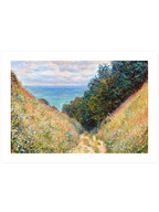 Monet Road at La Cavée, Pourville - Art Print