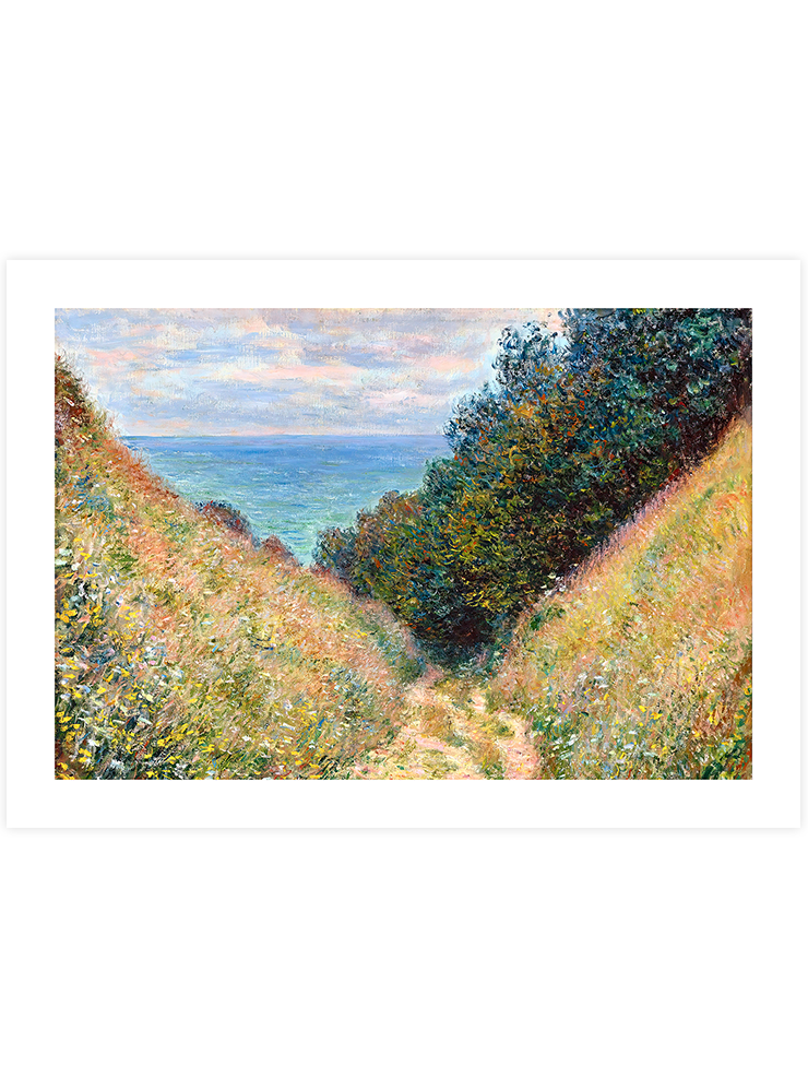 Monet Road at La Cavée, Pourville - Art Print