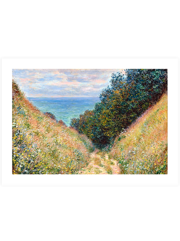 Monet Road at La Cavée, Pourville - Art Print