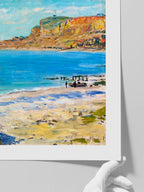 Monet Sailing at Sainte-Adresse - Art Print