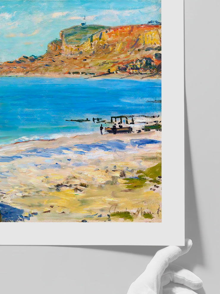 Monet Sailing at Sainte-Adresse - Art Print