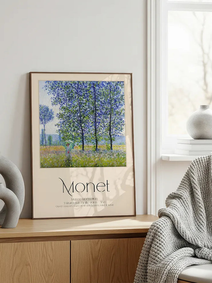 Claude Monet Sunlight Effect Afiş - Art Print