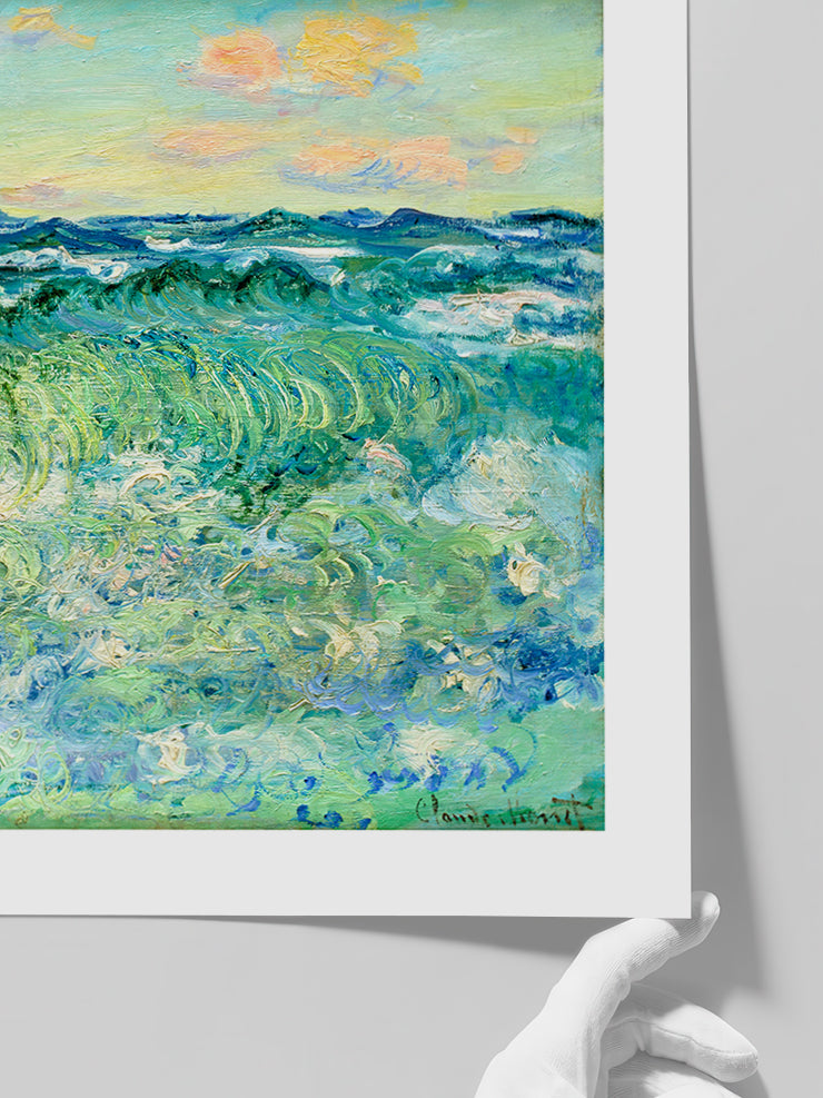 Monet Seascape, Pourville - Art Print  Poster