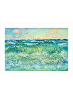 Monet Seascape, Pourville - Art Print